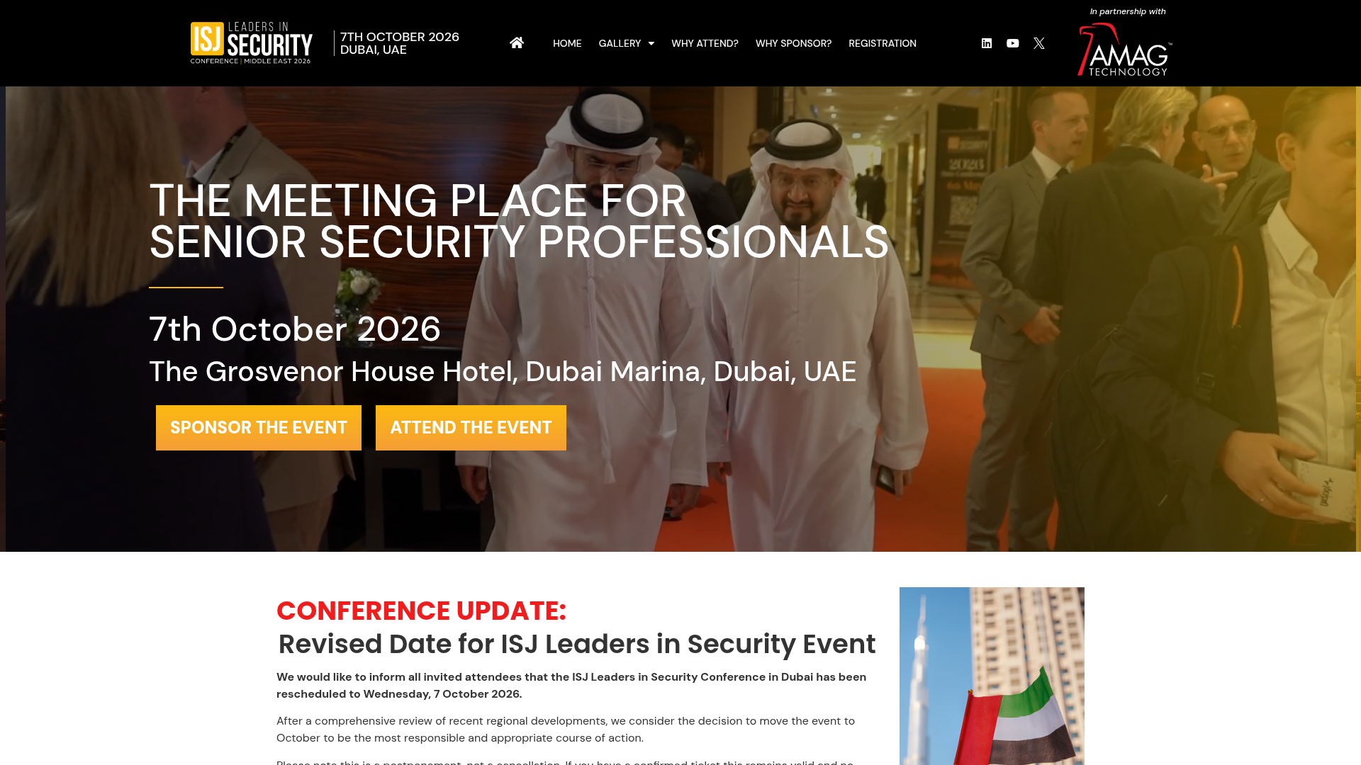 ISJ Leaders in Security website screenshot