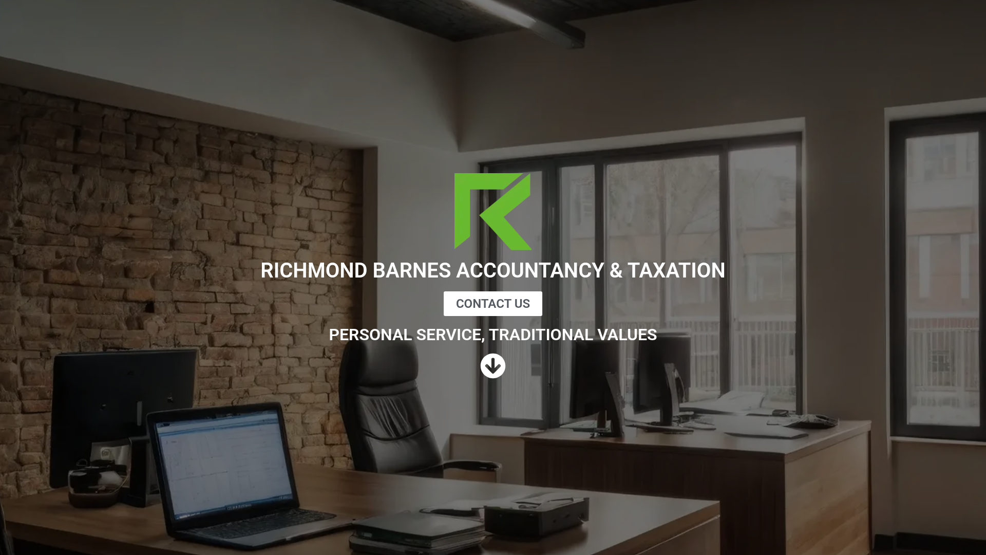 Richmond Barnes website screenshot